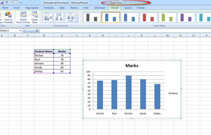 how to make excel graph axis label go down